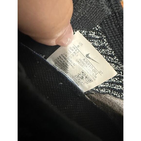 Women's 9 Nike Flyknit Vapormax 3 Oreo Grey Running Shoes - Picture 5 of 5